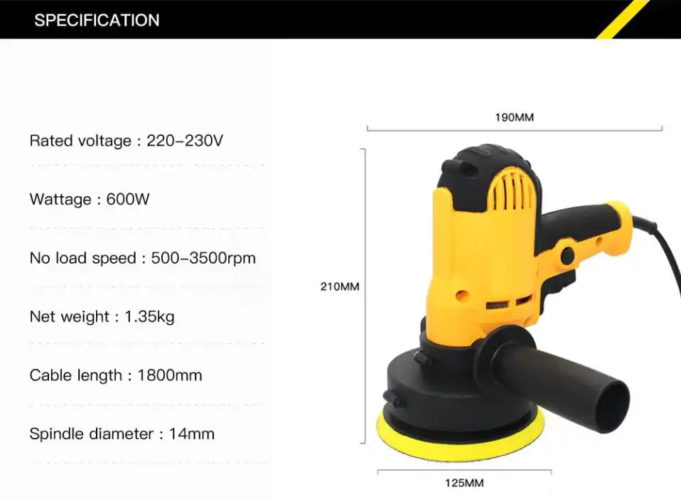 Electric Car Polisher Machine